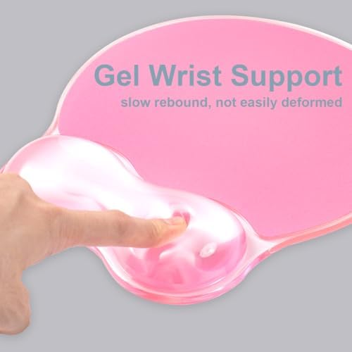 Mousepad with Gel Wrist Rest for Keyboard and Mouse - Office Accessories