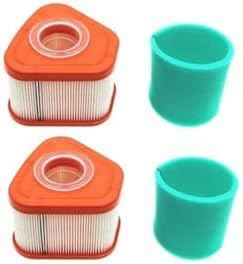 2 Pack 595853 Air Filter With Pre Filter 597266 Replace BS 595853
