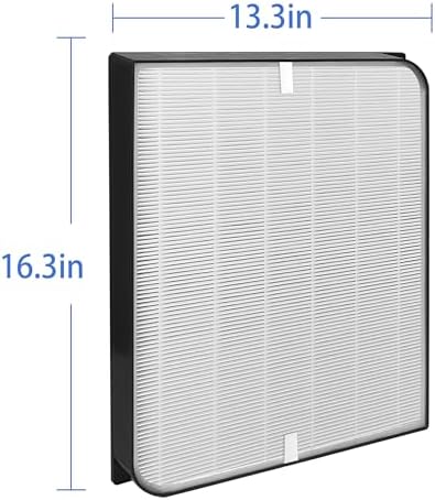 5 Pack AD3000 / AD3500 Replacement Filter Compatible with Air doctor 3000/3500 Air Purifier, 1 main filter + 2 Activated Carbon filters + 2 Carbn Pre-Filters