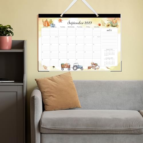 GuassLee Large Desk Calendar 2026-2027, 19 Months, 20" x 30"