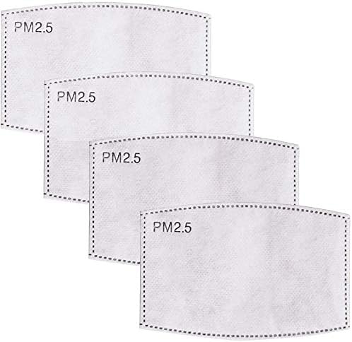 50Pieces PM - 2.5 Anti Dust Activated Carbon Filter 5 Layers Replaceable Anti