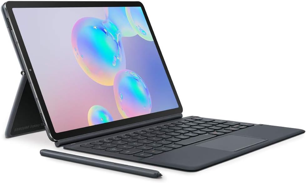 SAMSUNG Tab S6 10.5" (T860) Bookcover Keyboard Gray-EF-DT860UJEGUJ