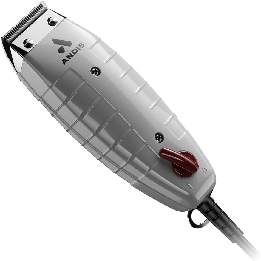 Andis 04685 Professional Outliner ll Square Blade Beard Trimmer - Blade Zero Gapper, Carbon Steel Blade - Grey