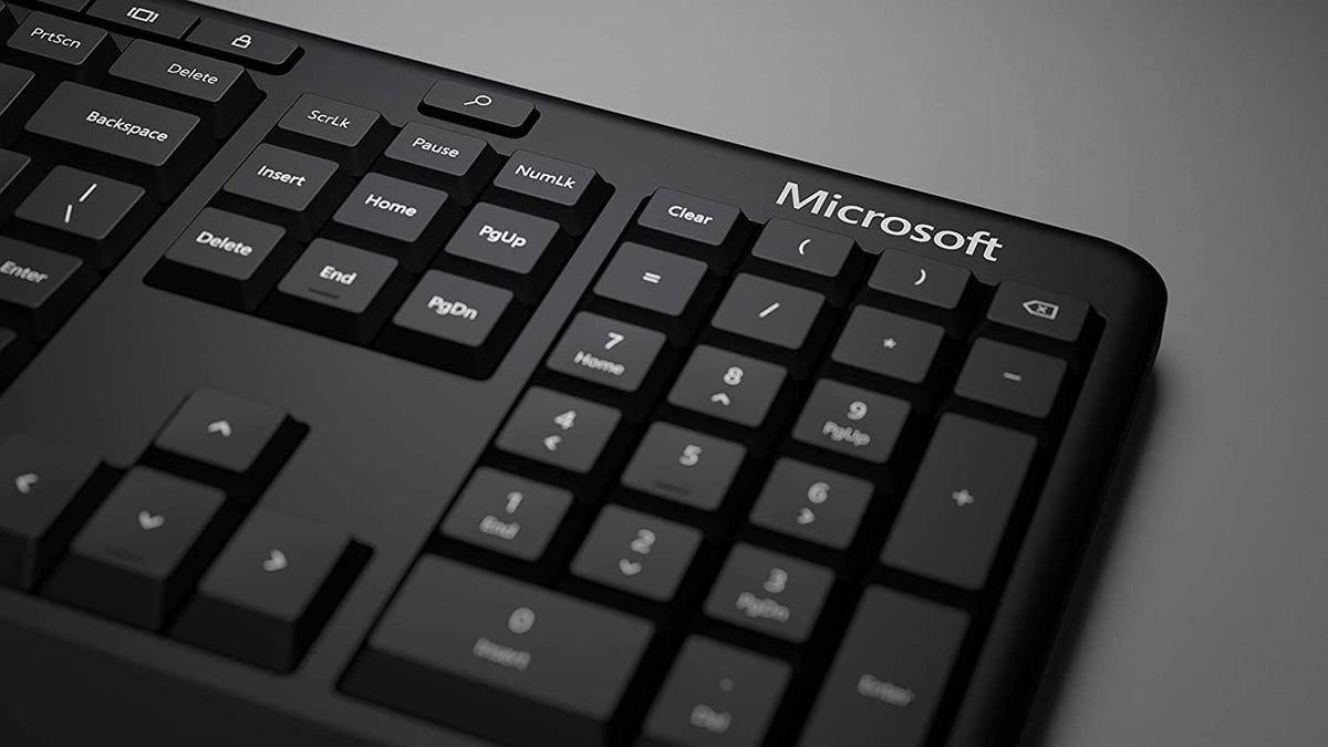 Microsoft Ergonomic Keyboard for Business - Wired - Black