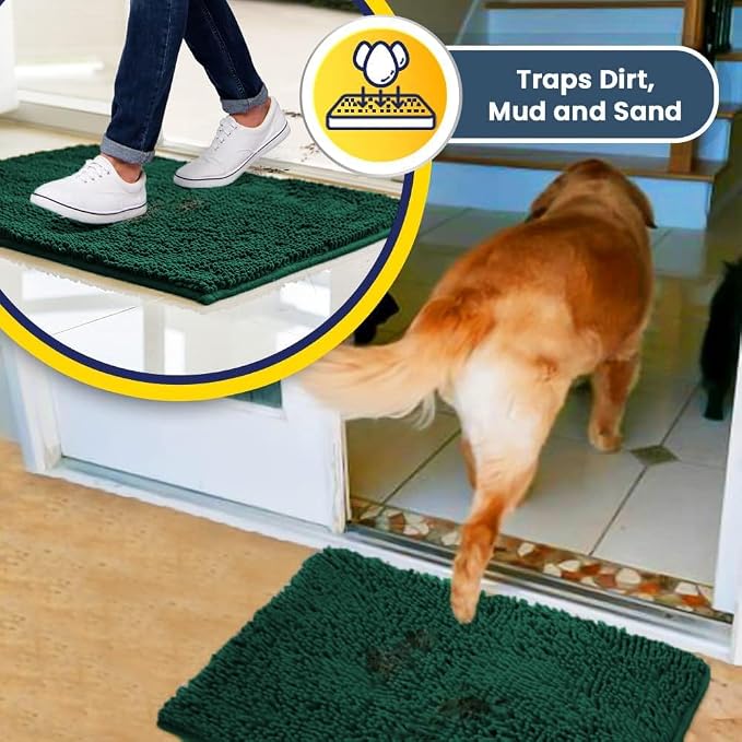 Muddy Mat® | Super Water Absorbent Door Mat Indoor, Microfiber Quick Dry
