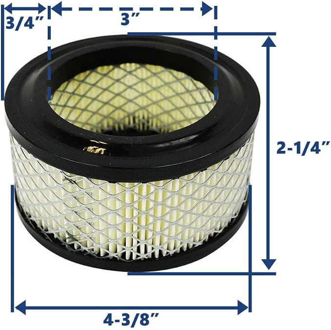 Interstate Pneumatics SA16F Air Intake Filter Element