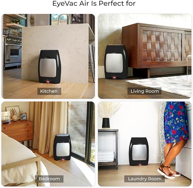 EyeVac Air 2-in-1 HEPA Air Purifier & Touchless Vacuum Automatic Dustpan
