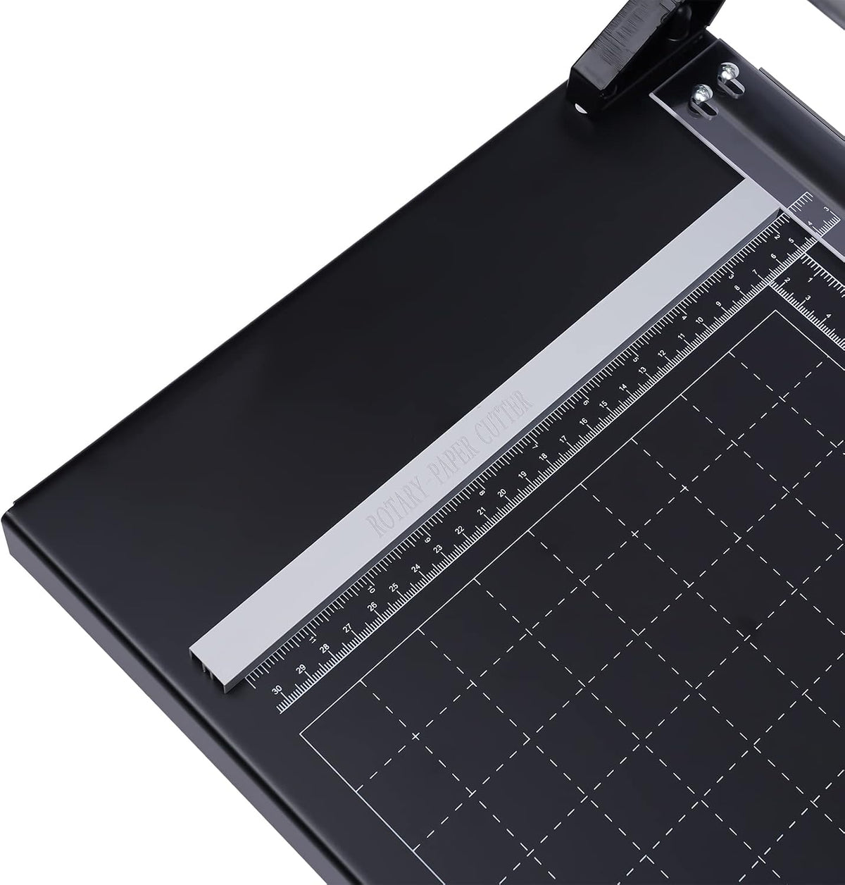 24 Inch Commercial Manual Precision Rotary Paper Trimmer Cutter,Heavy Duty,Smart Cut for Photo Paper, Film, Art Paper Jam, Office Paper, Thin Plastic Soft Board, PVC,Cutting Table 80x31.5cm