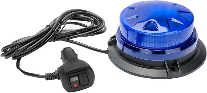 AUXMOTEC Blue Led Emergency Strobe Beacon Lights Bar