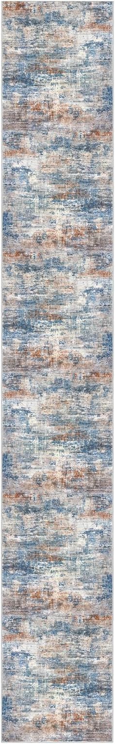 IOHOUZE Abstract Runner Rug 3x20 Ft Extra Long Washable Runners