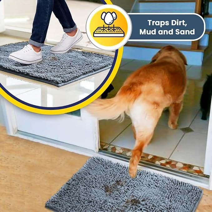 Muddy Mat® | Super Water Absorbent Door Mat Indoor, Microfiber Quick Dry