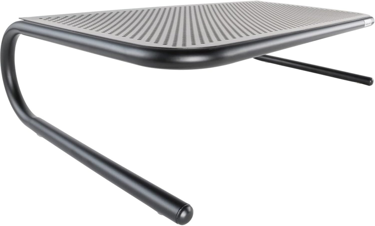 Allsop Metal Art Monitor Stand, 19" X 12.5" X 5.25", Black, Supports 30 Lbs