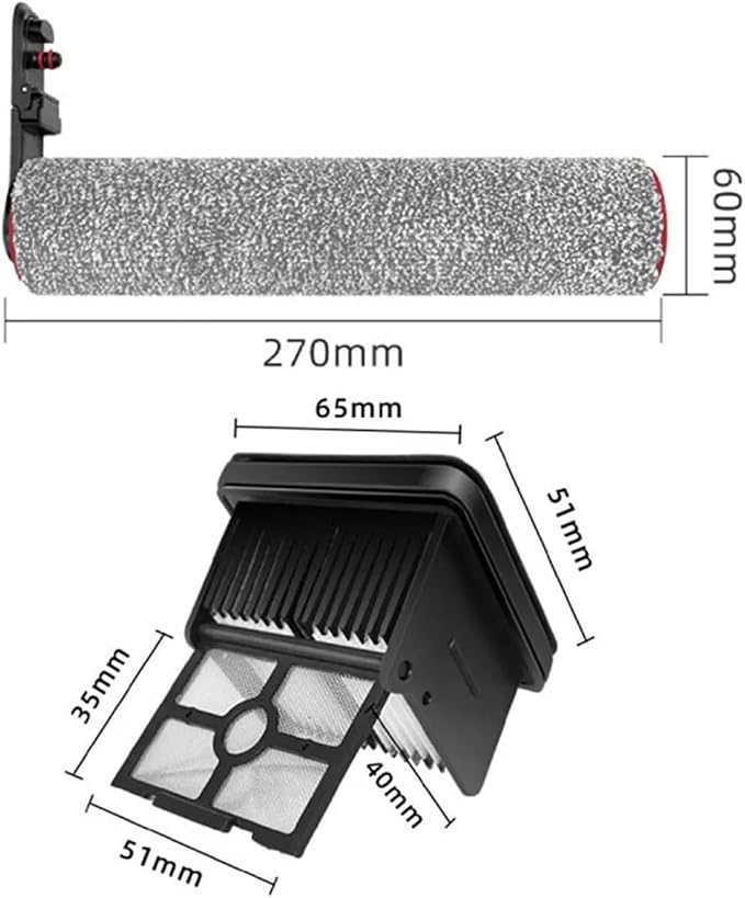 Main Roller Brushes Filter,Compatible