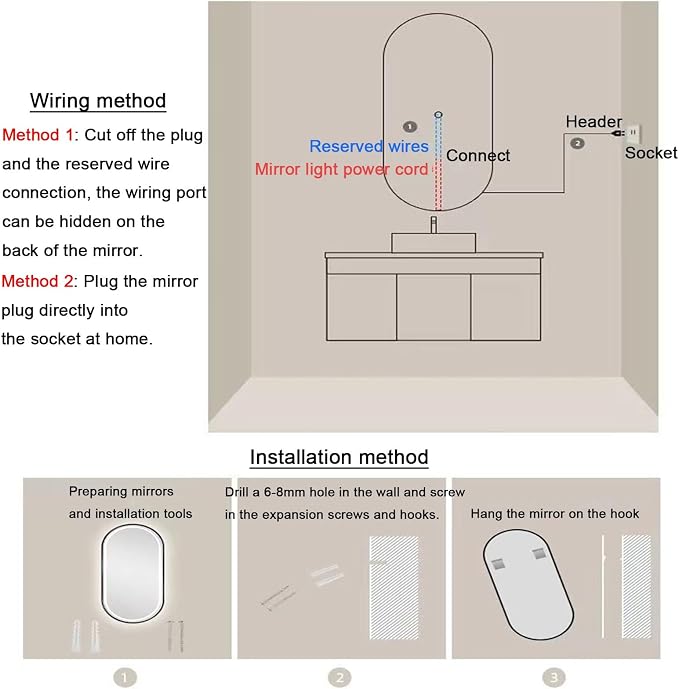 Bathroom Led Mirror ,Bathroom Mirror