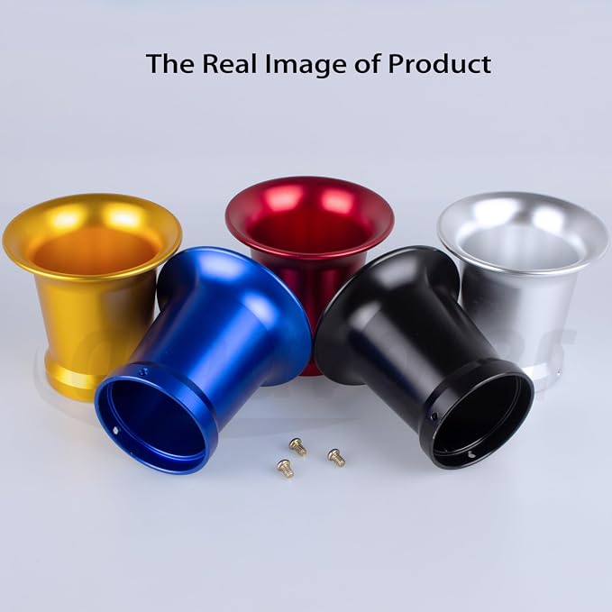 50mm Carburetor Air Filter Trumpet Velocity Stack Funnel CNC Alloy Parts Fit