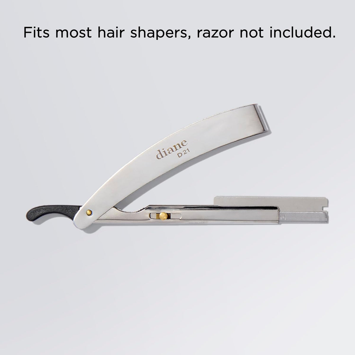 Diane Hair Shaper Razor Blades, Stainless Steel Barber Refills, 60-Pack