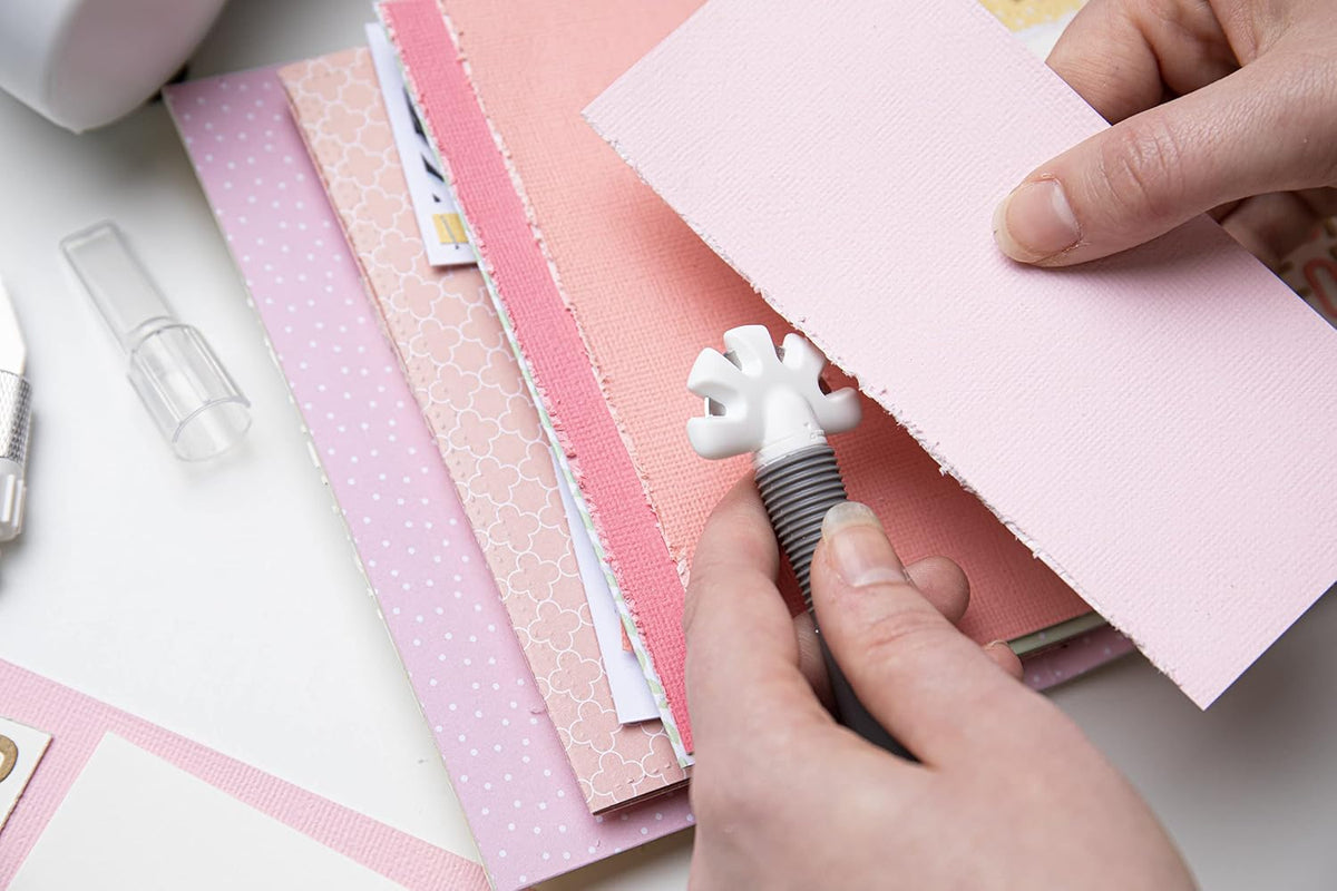 Sizzix Craft Knife, Trimmer & Distress Tool Set | Perfect for Papercraft, Cardmaking, Scrapbooking, Detailed Cutting & Creating Texture