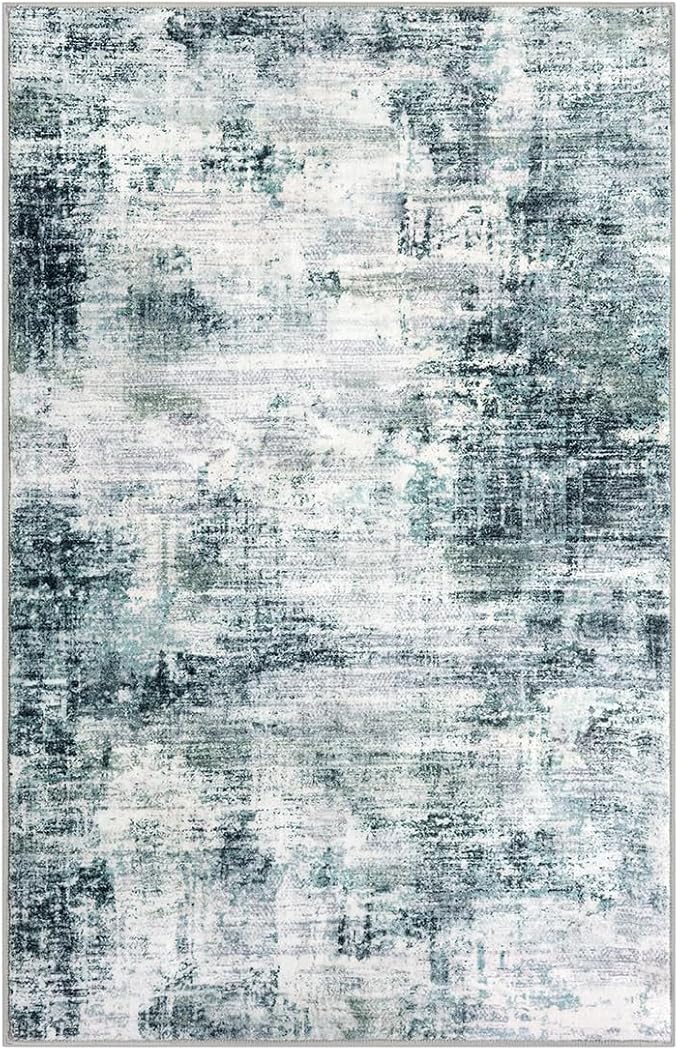 IOHOUZE Modern Abstract Area Rugs 6x9 Ft Washable Rugs