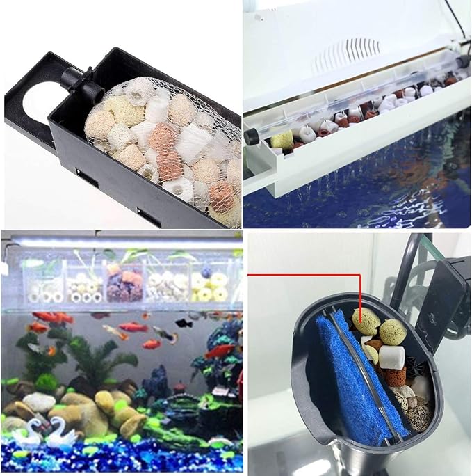 1000g, 2.2lb【No ore】 Aquarium bio Media, 6 in 1 Ceramic Filter Media