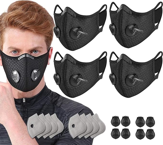 NBDIB 4 Pack Adjustable Reusable Face Protection