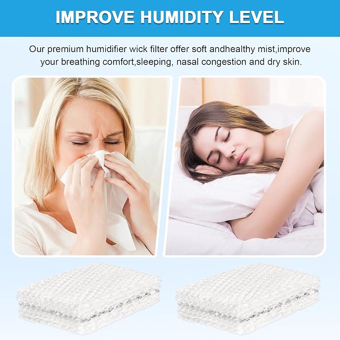 4Pcs WF813 Humidifier Filters Replacement Wick Filter Compatible