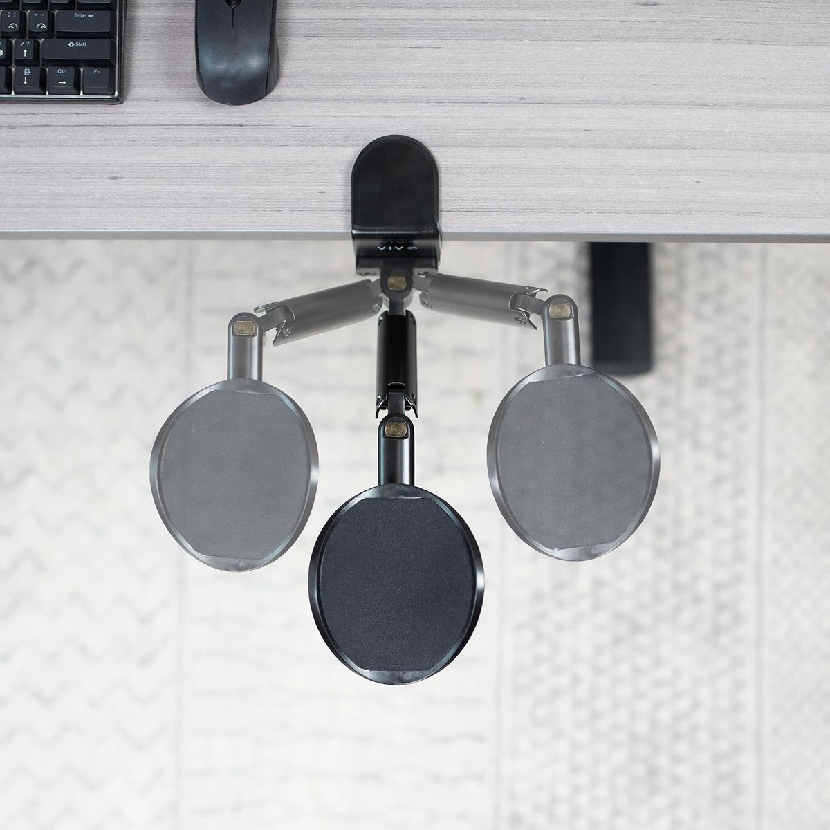 VIVO Clamp-on Adjustable Arm Rest, 360° Rotation