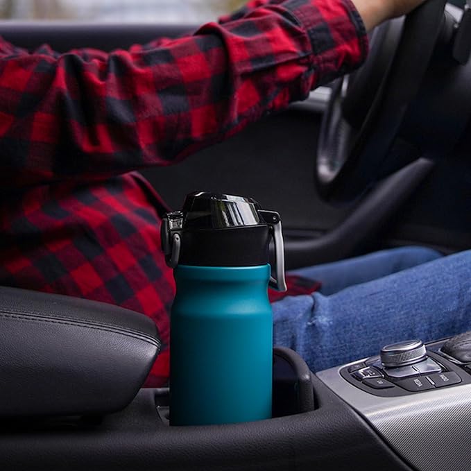 BJPKPK 25 oz Insulated Water Bottle, Stainless Steel Flask | Leak Proof Locking