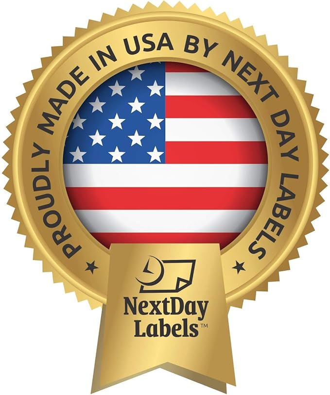 NextDayLabels - 2 Inch Round Circle Stickers - Matte White Blank Laser/Inkjet Printer Labels (20000 Labels, 1000 Sheets, 20 Per Sheet)