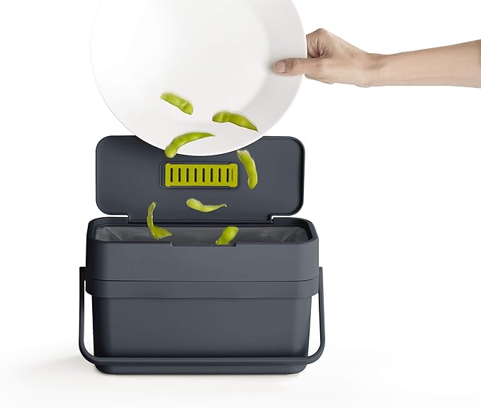Joseph Joseph Compo Mountable Food Waste Caddy, Easy-Fill