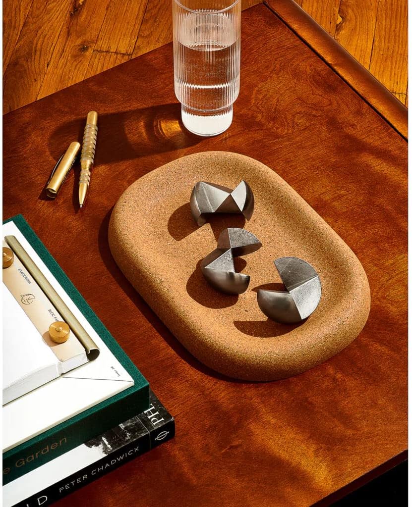 Craighill Little Cloud Cork Tray, Catch All Key Tray for Entryway & Dresser