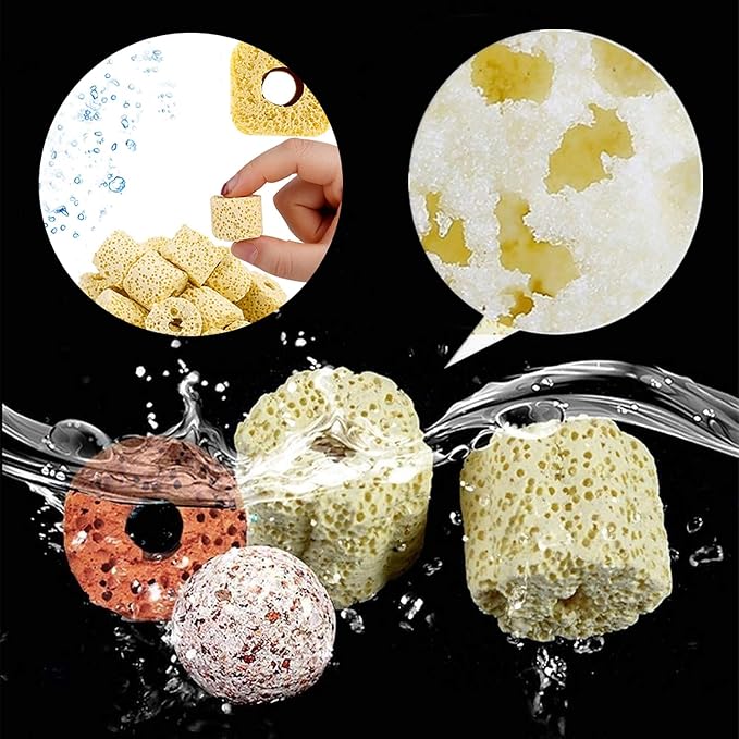 Aquarium Filter Media: 12-in-1 Bio Balls & Ceramic Rings Kit