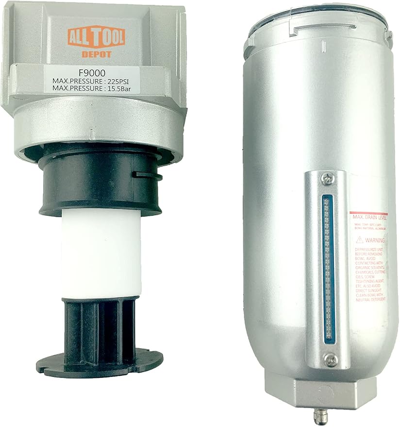 1" NPT SUPER DUTY Industrial Grade Particulate Filter/Water Trap