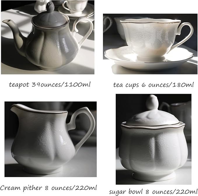 GuangYang 15-pcs Porcelain Tea sets