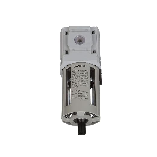 PneumaticPlus PPF3-N02B Compressed Air Particulate Filter, 1/4" NPT, 5 Micron