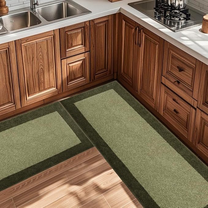 Machine Washable Throw Rug 24" x 36", Non Slip Kitchen Mat