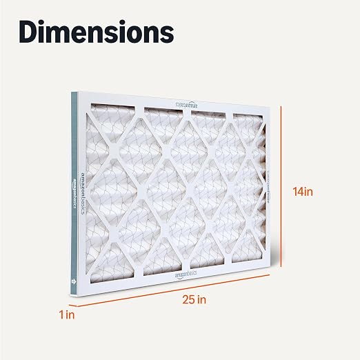 Amazon Basics Merv 5 AC Furnace Air Filter 14x25x1 inches