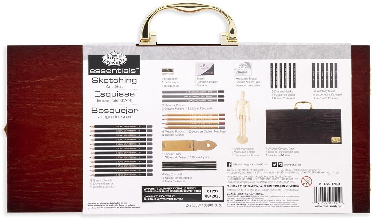 Royal & Langnickel Premier 40 Piece Sketching Artist Case