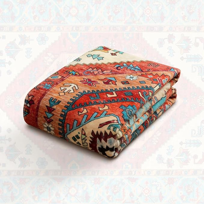 SERISSA 10x12 Area Rugs for Living Room, Large Washable Non-Slip Boho Rug