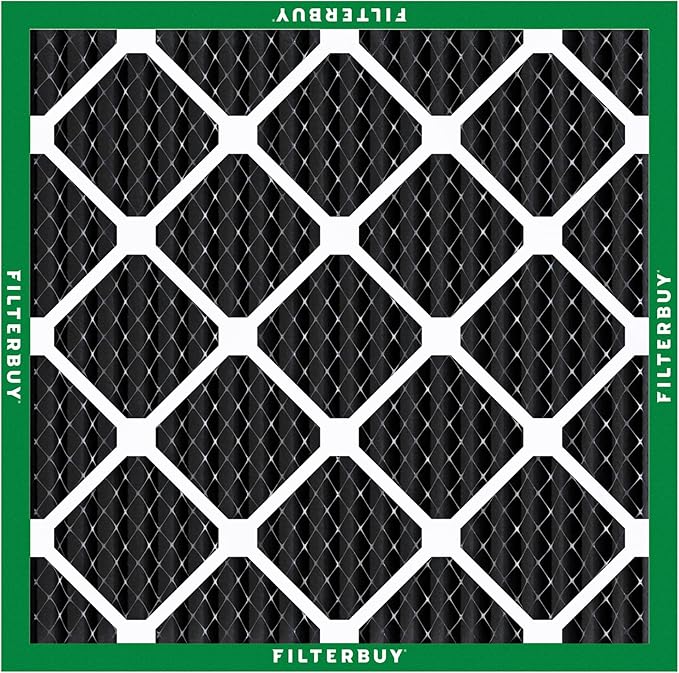 Filterbuy 16x16x1 Air Filter MERV 10 Odor & Allergy Defense