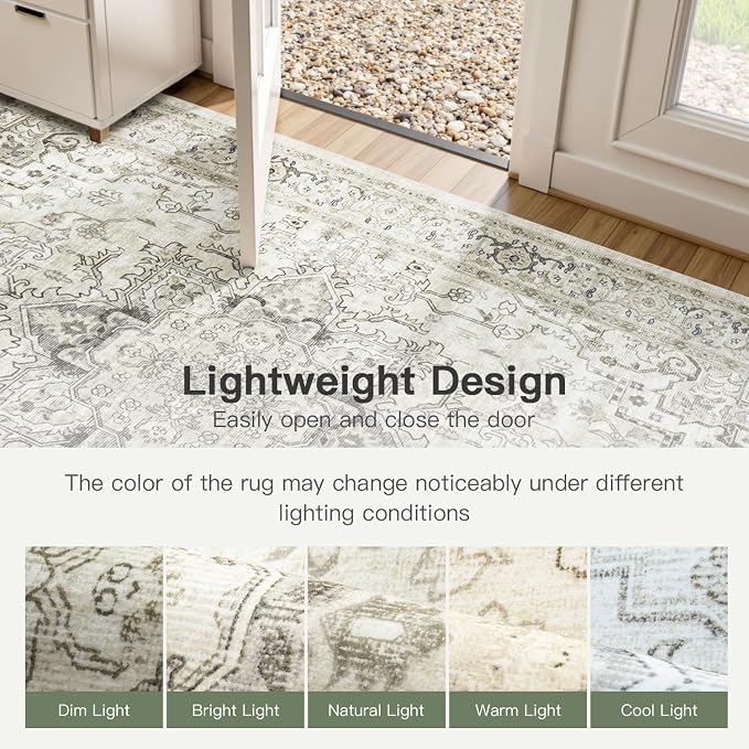 Lofus 6x9 Area Rugs for Living Room, Washable Area Rug, Rugs for Bedroom
