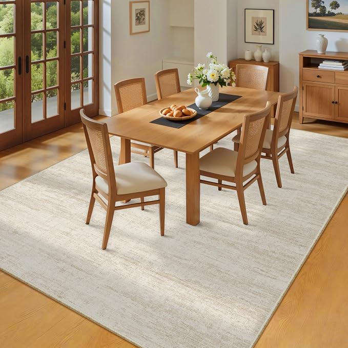 6x9 Area Rugs for Living Room, Non-Slip Modern Abstract Soft Large Washable Rug