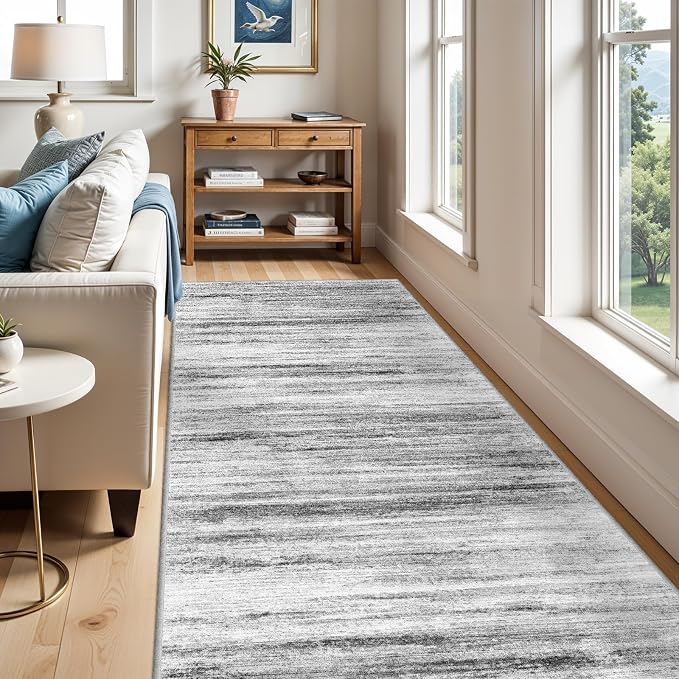 5x12 Runner Rug for Wide Hallway: Long Washable Runners for Entryway Living