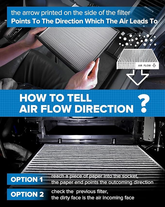 PHILTOP Cabin Air Filter w/Activated Carbon, Compatible
