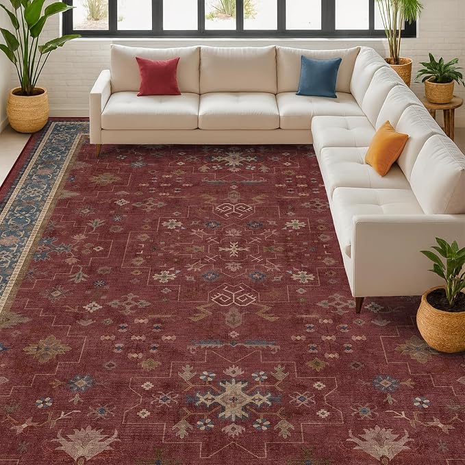 Hazo Haus Oriental 7x10 Large Area Rugs