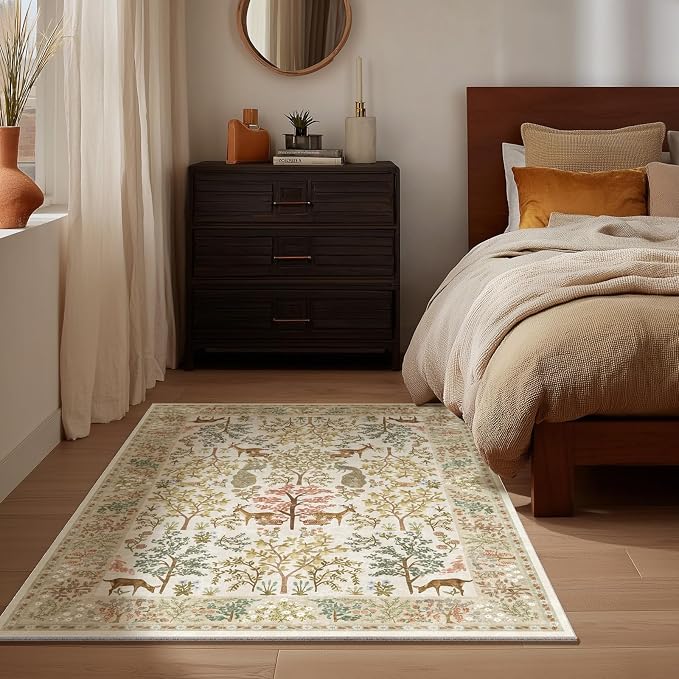 Machine Washable Small Rugs for Entryway: 2x3 Throw Kitchen Rug Door Mat Indoor