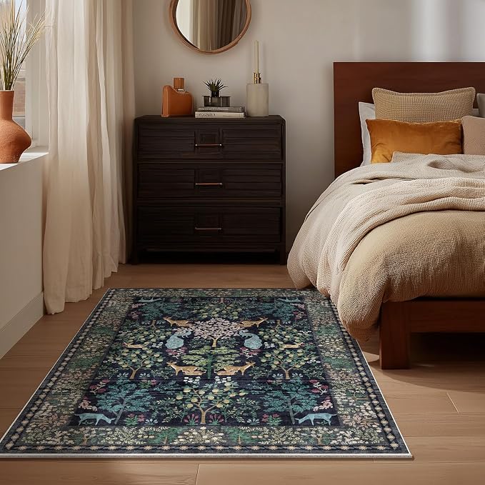 2x3 Washable Throw Rugs for Entryway: Door Mat Indoor Entrance Small Area Rug