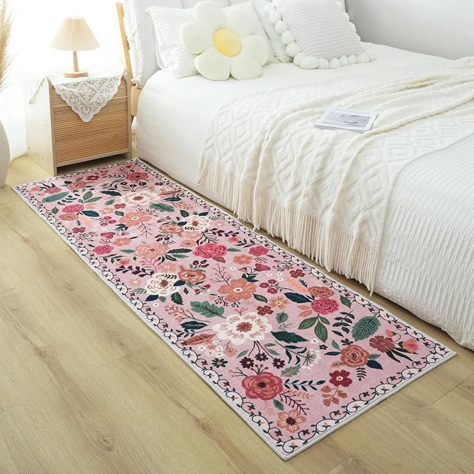Rugcomf Runner Rug for Hallways Kitchen Rug Non Slip 2'x 6' Washable Rugs