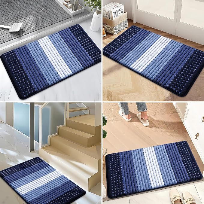 Kitinjoy Indoor Outdoor Door Mat, 71x24 Non-Slip Absorbent Dirt Trapper