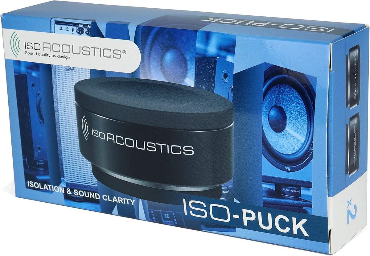IsoAcoustics Iso-Puck Series Acoustic Isolators (Iso-Puck, 20 lbs max/Unit, 4-Pack)