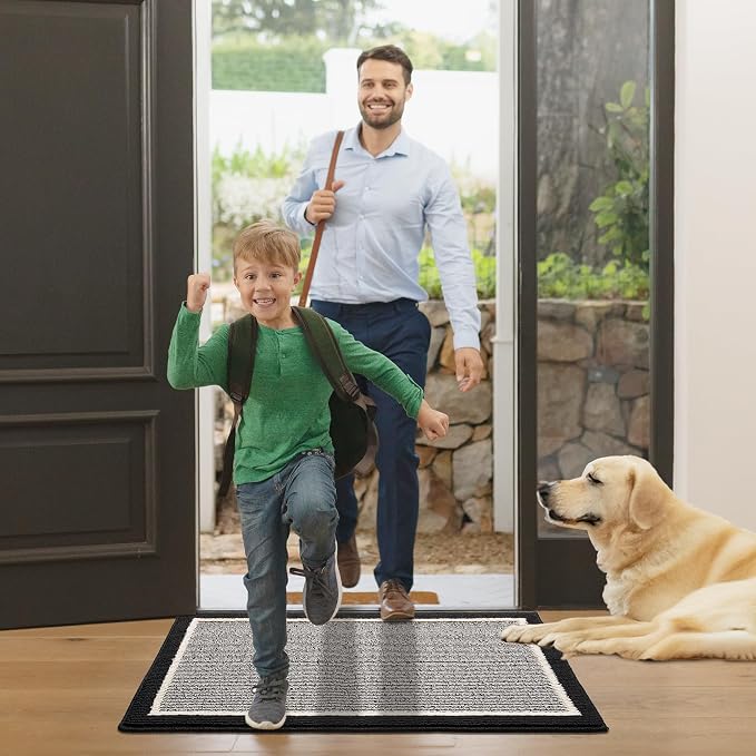 GRANNY SAYS Door Mat, Dirt Absorb Front Door Mat Outside Entrance, Low Profile